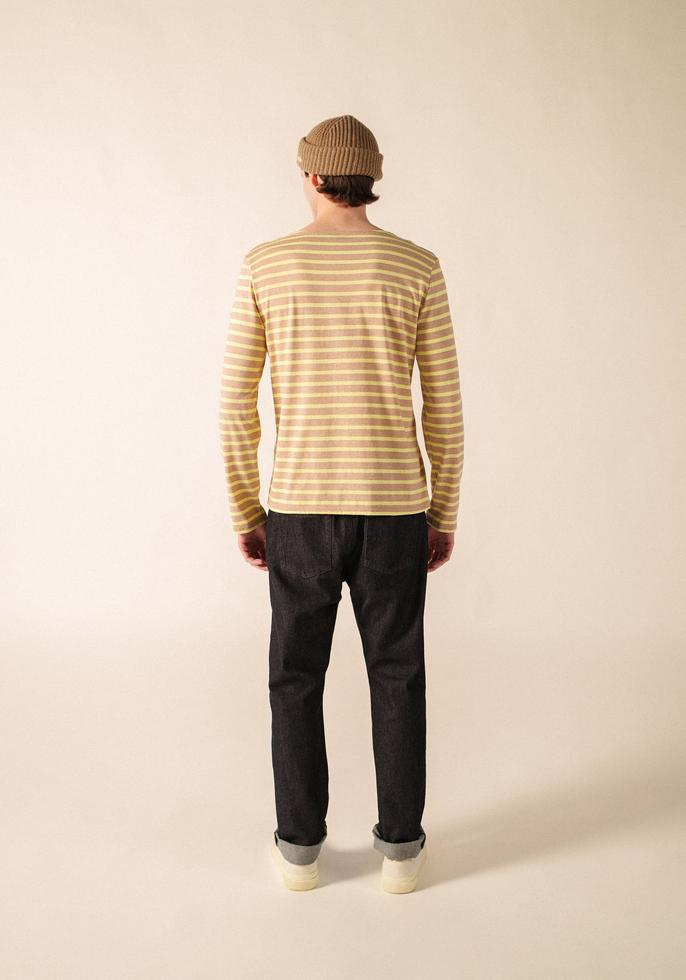 Marinière Minquiers (BEIGE CHINE/AUBE)