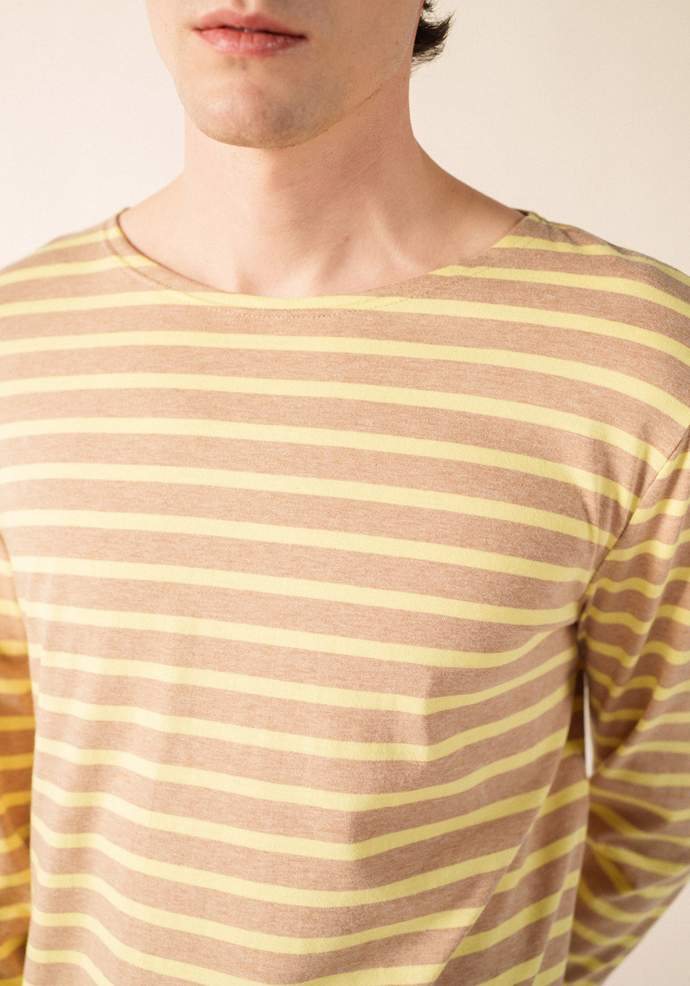 Marinière Minquiers (BEIGE CHINE/AUBE)