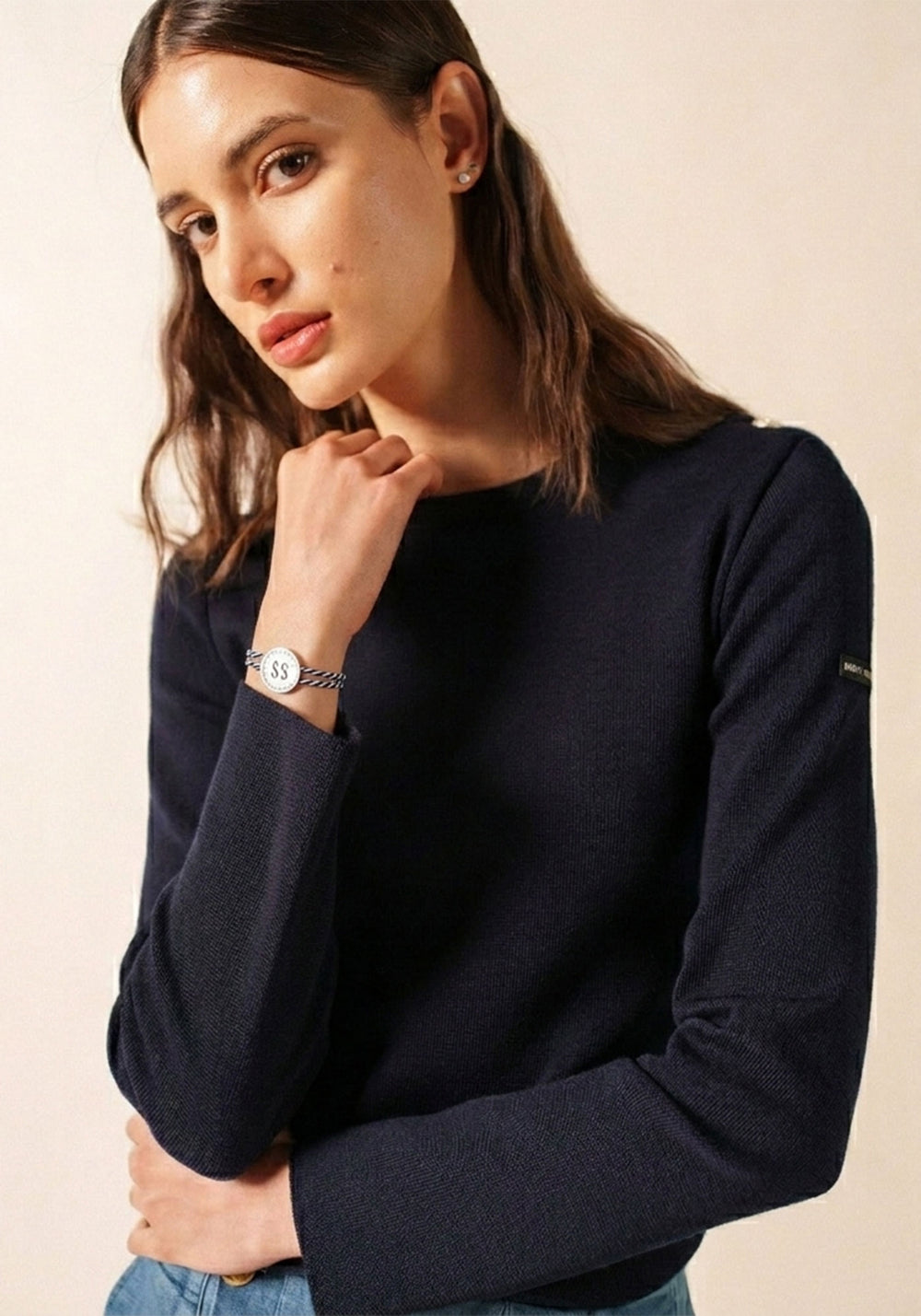 Pull Marée & bracelet Bouton