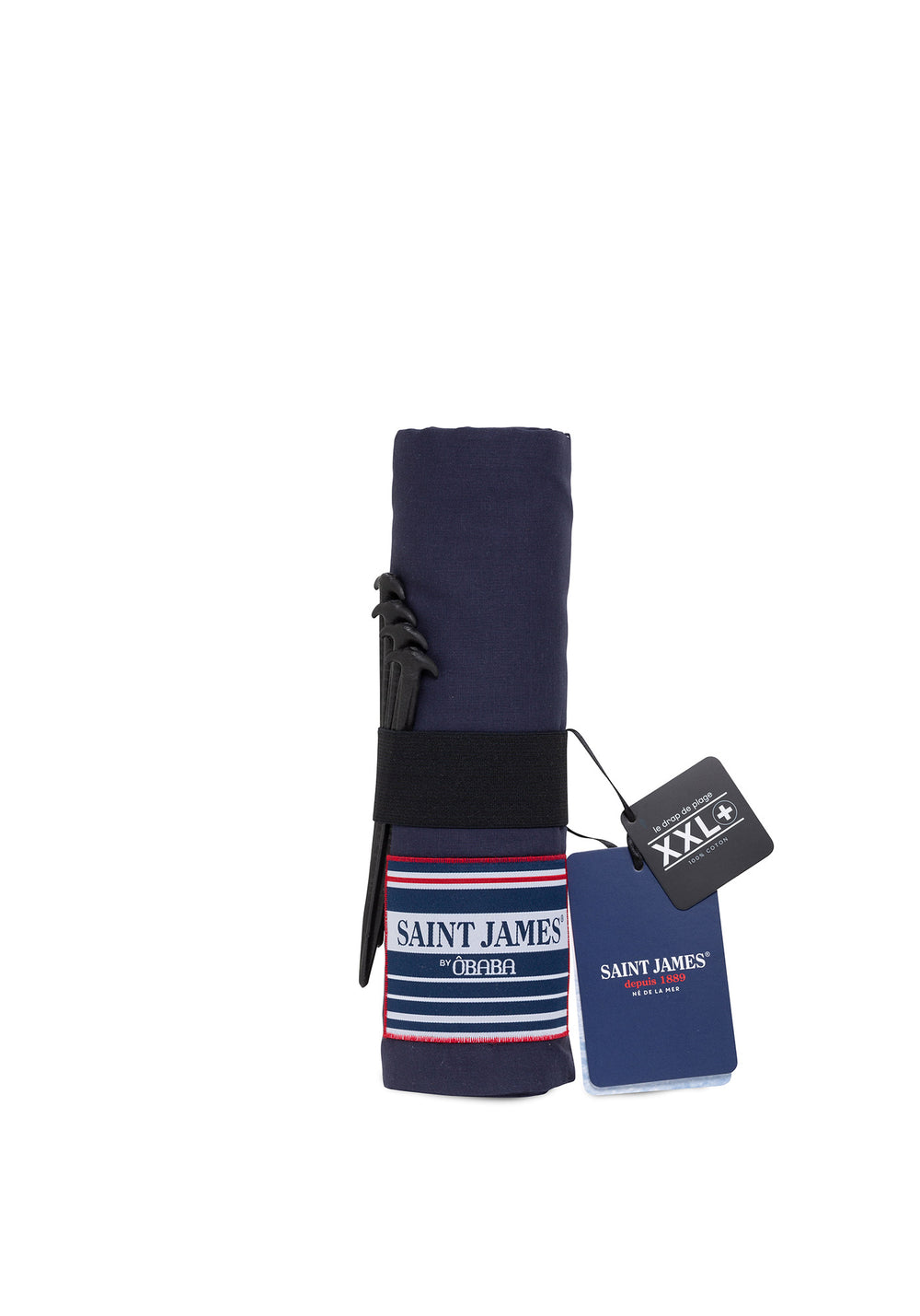 Drap de plage XXL+ x Obaba (MARINE)