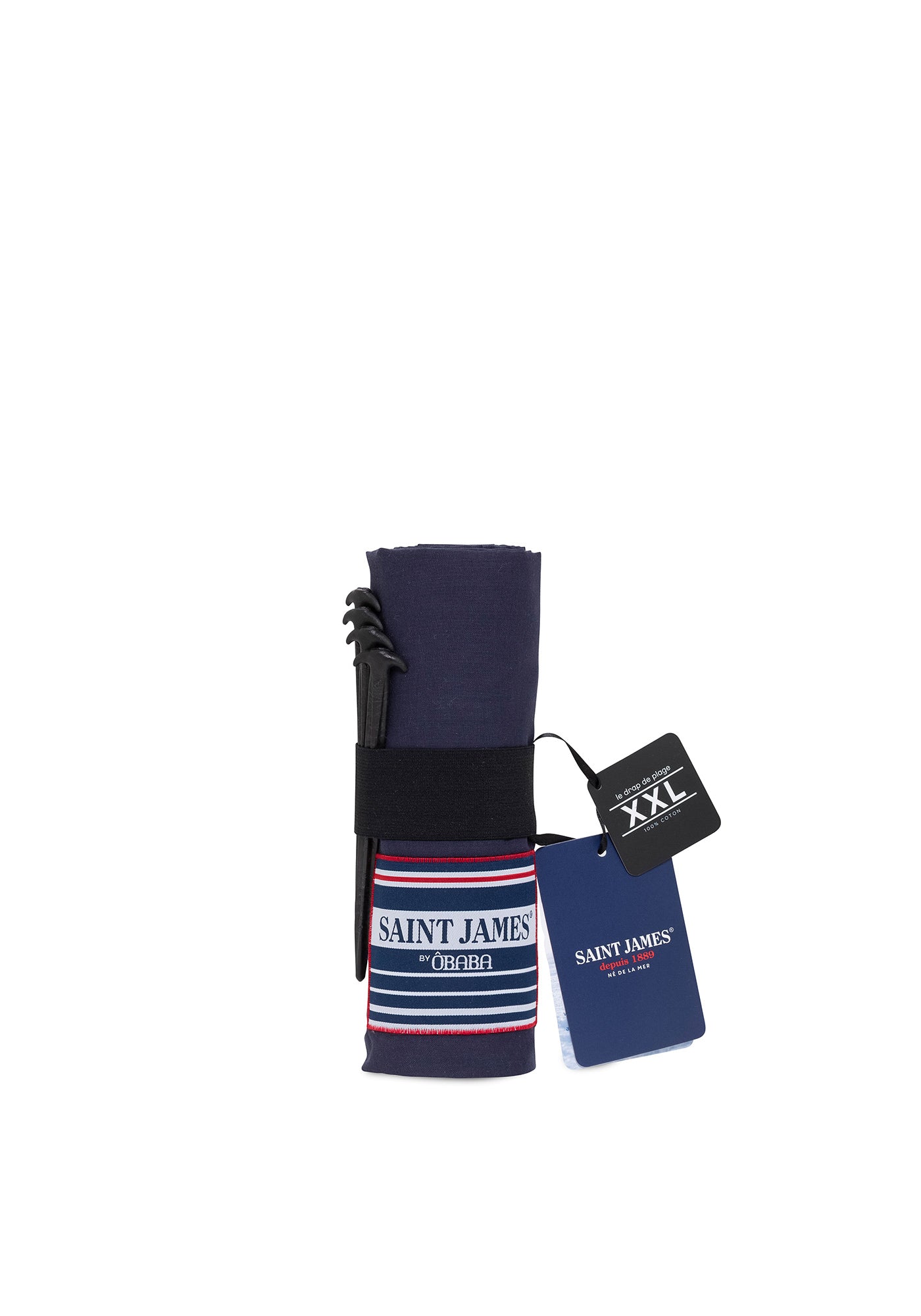 Drap de plage XXL x Obaba (MARINE)